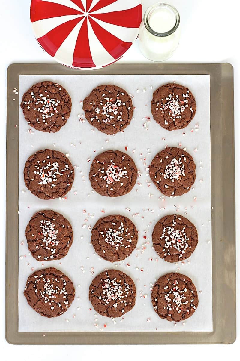 Peppermint Crunch Sugar Cookies - OMG Chocolate Desserts