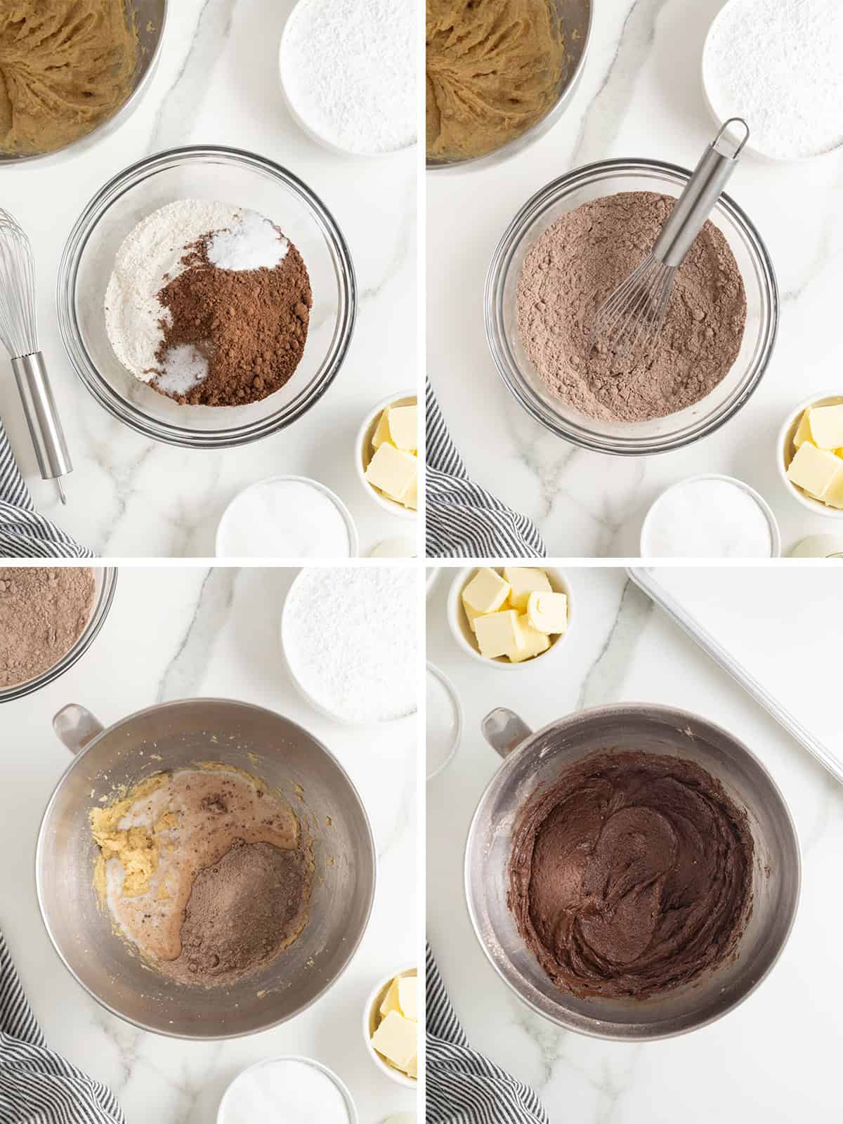 Steps to make football whoopie pies.