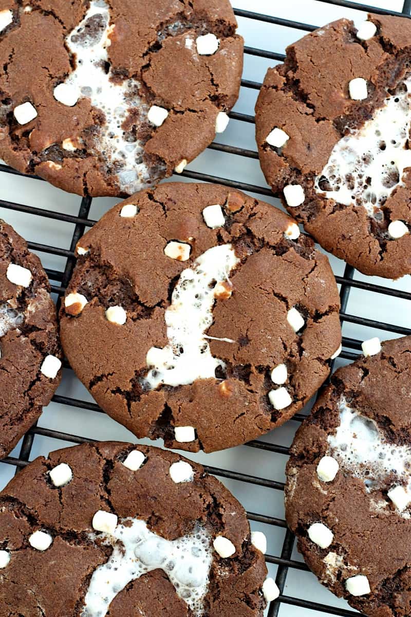 Hot Cocoa Cookies - The BakerMama