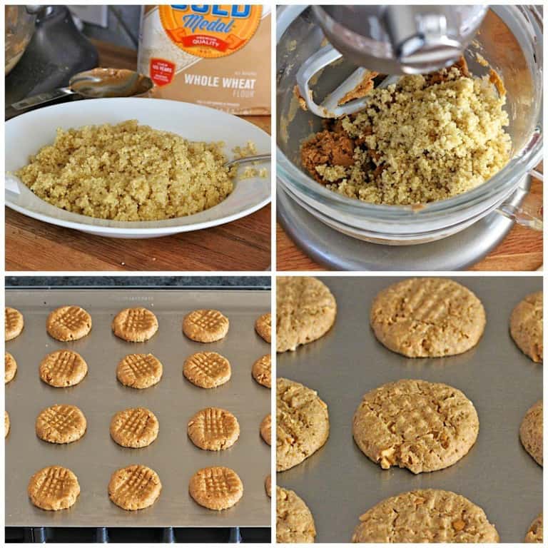 Peanut Butter Quinoa Cookies The BakerMama