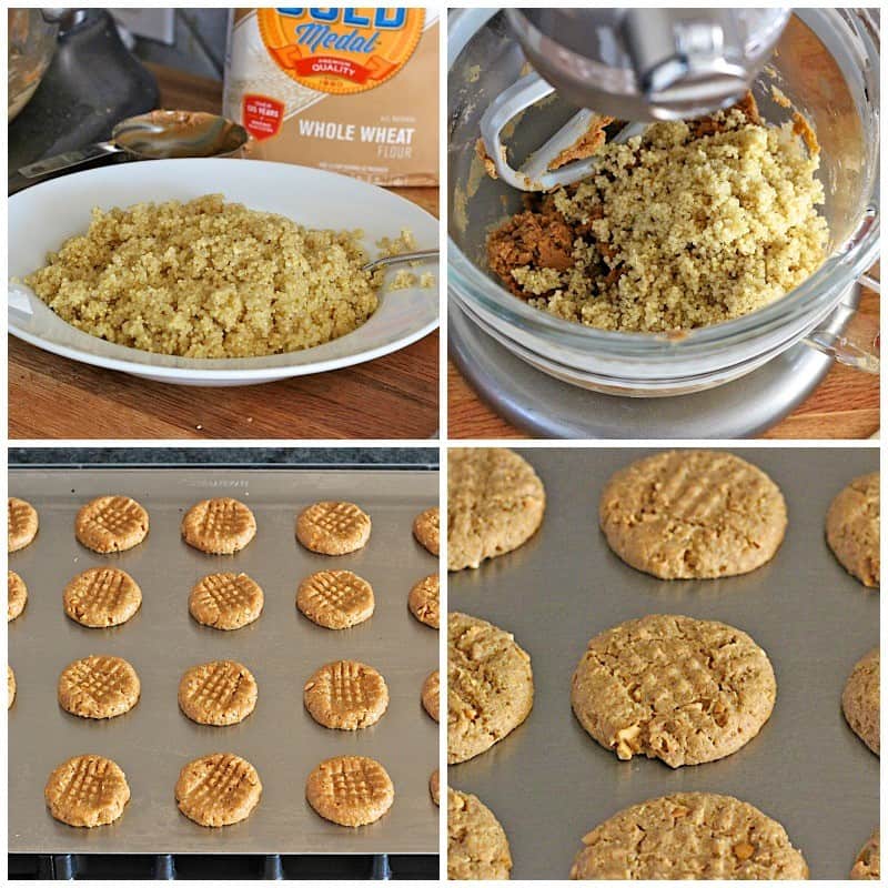 Peanut Butter Quinoa Cookies