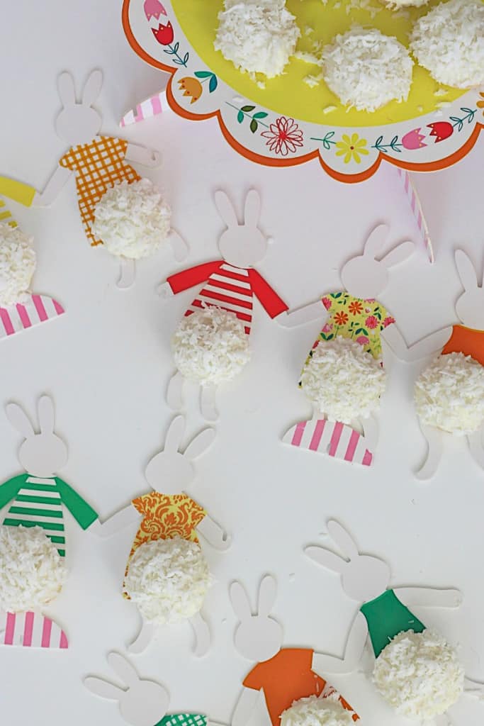 White Chocolate Dipped Coconut "Bunny Tail" Cookies The BakerMama