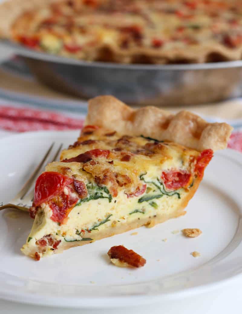 BLT Quiche