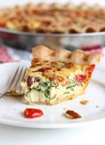 BLT Quiche - The BakerMama