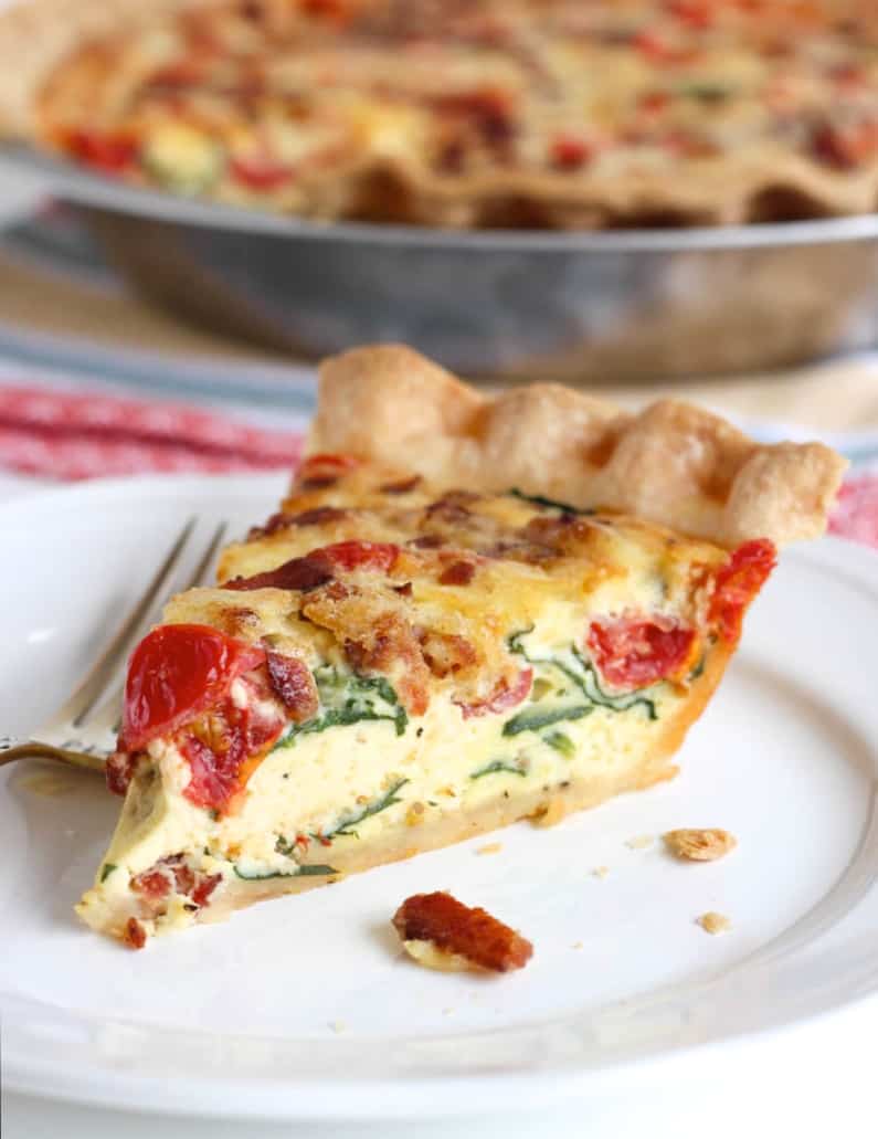 BLT Quiche