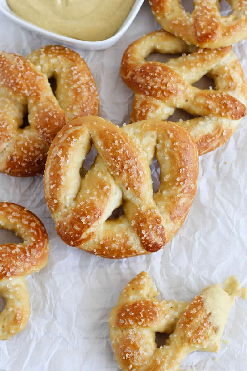 Soft Pretzels - homemade pretzels are easier to make than I ever thought and these are much better than the ones at the mall or ballpark! 