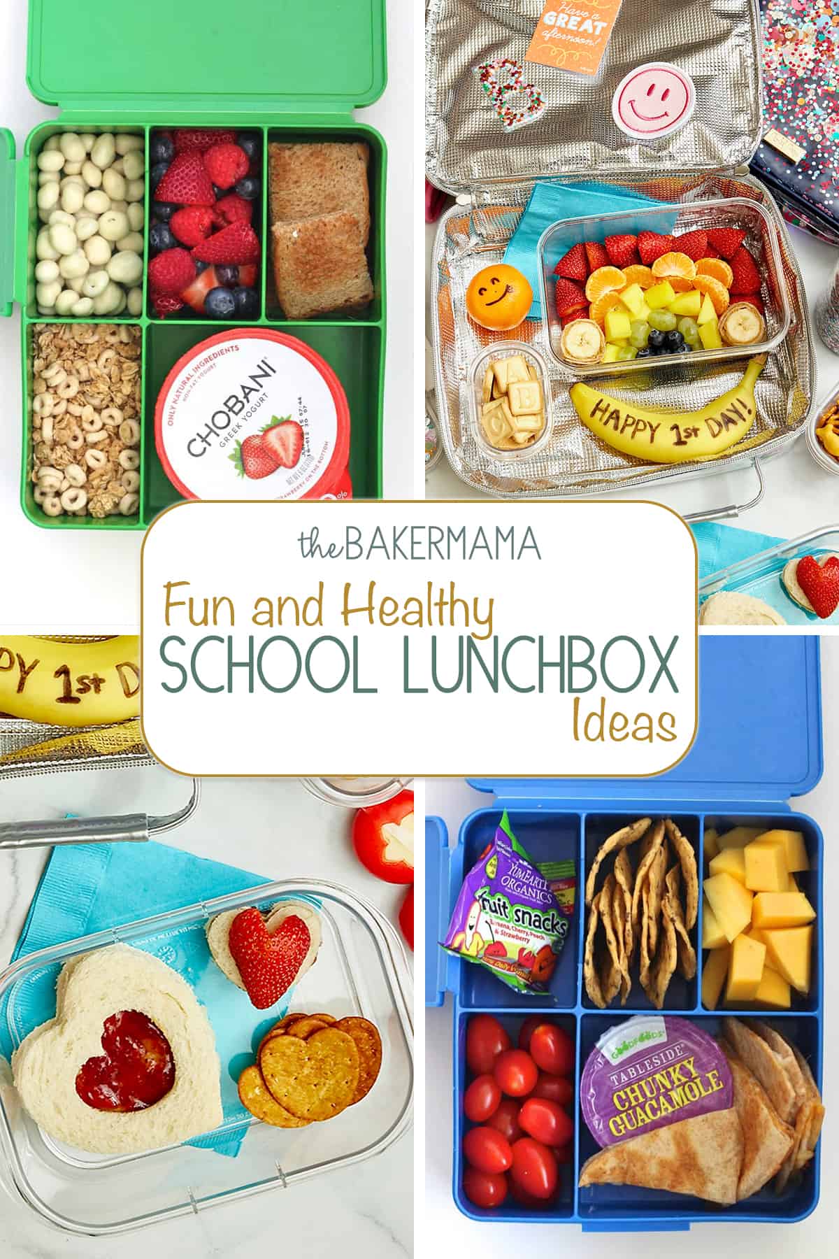 Four fun lunchbox ideas.