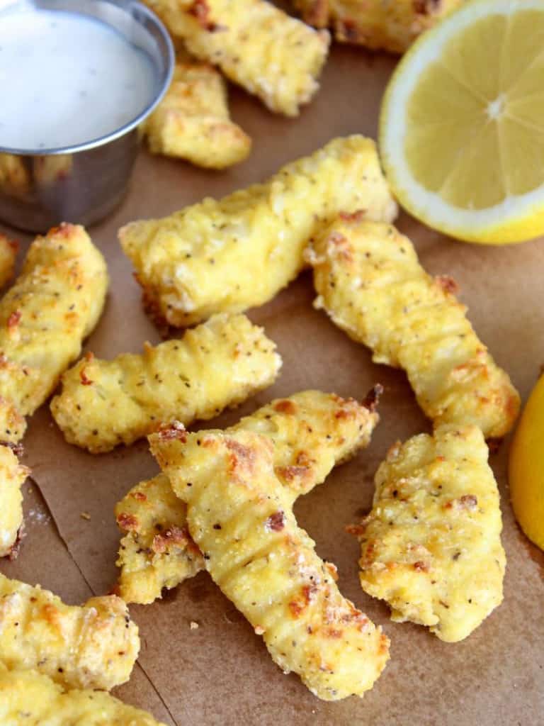 Baked Fish Sticks - The BakerMama