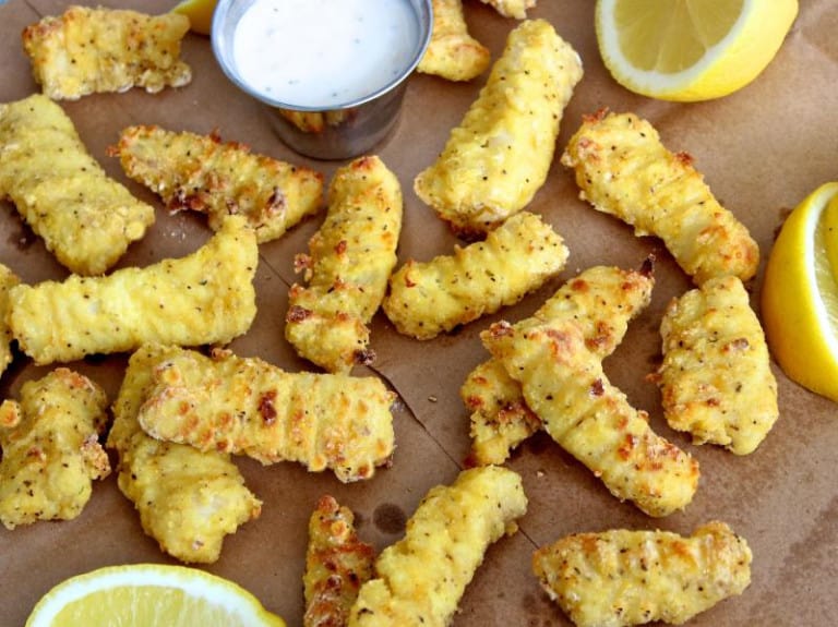 Baked Fish Sticks - The BakerMama