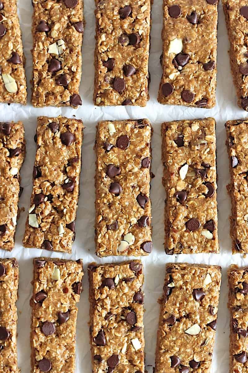 5-Ingredient Granola Bars - The BakerMama