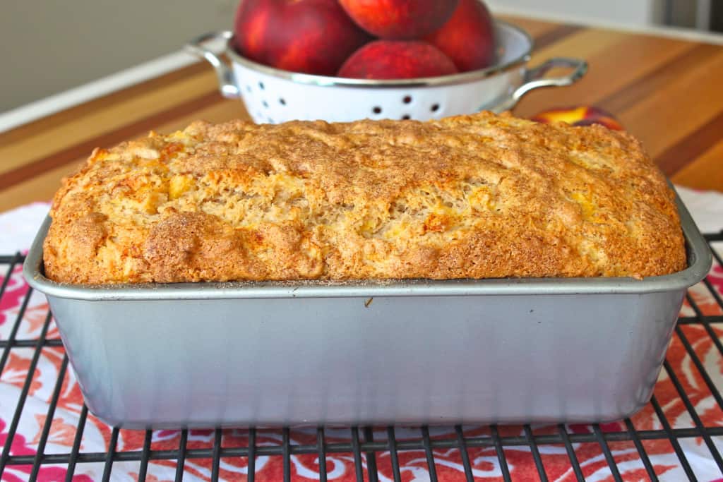 Peach Ice Cream Bread