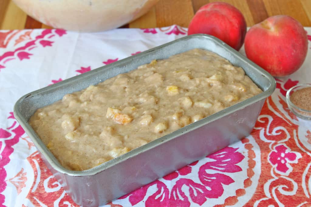 Peach Ice Cream Bread