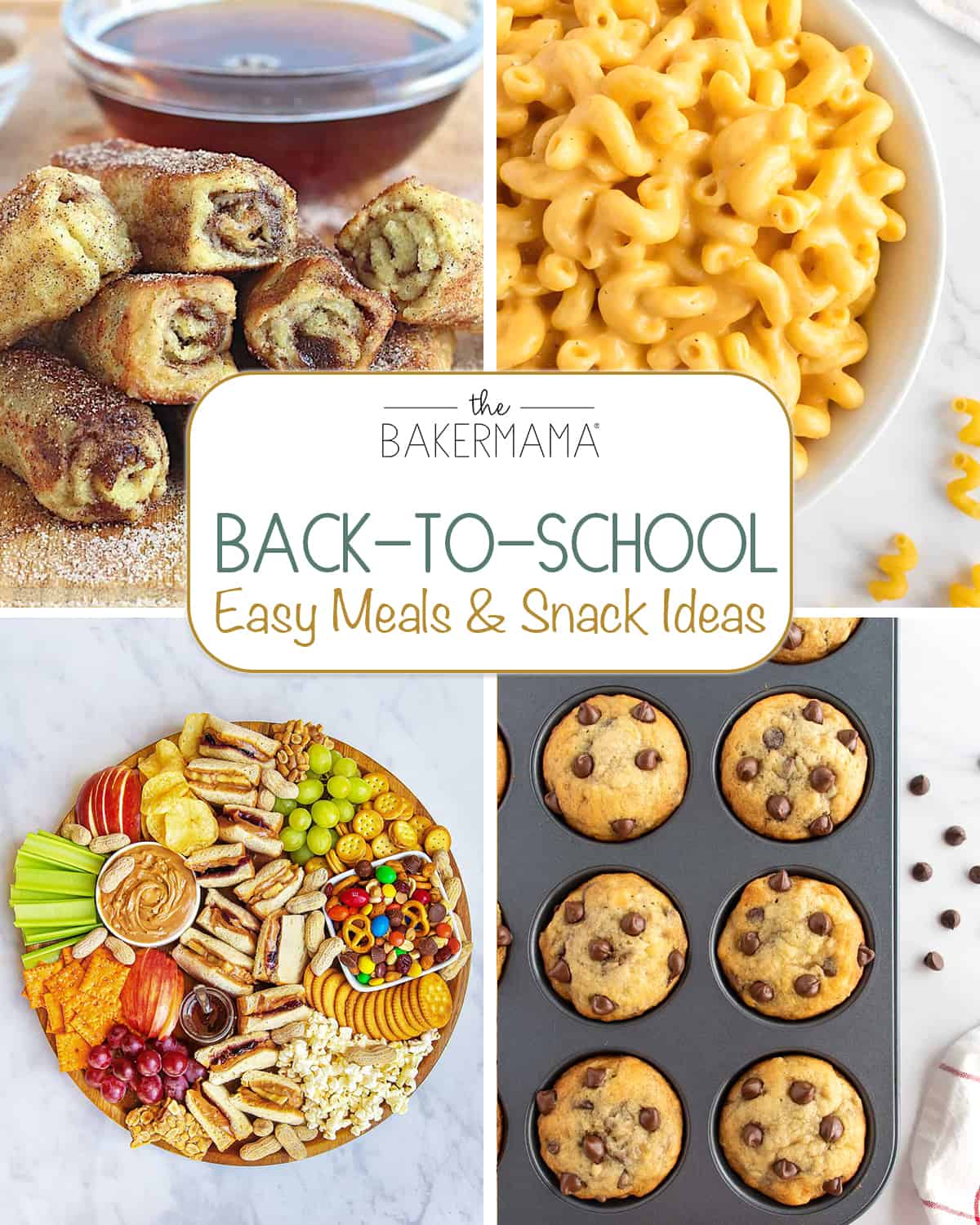 Back to School Recipes by The BakerMama