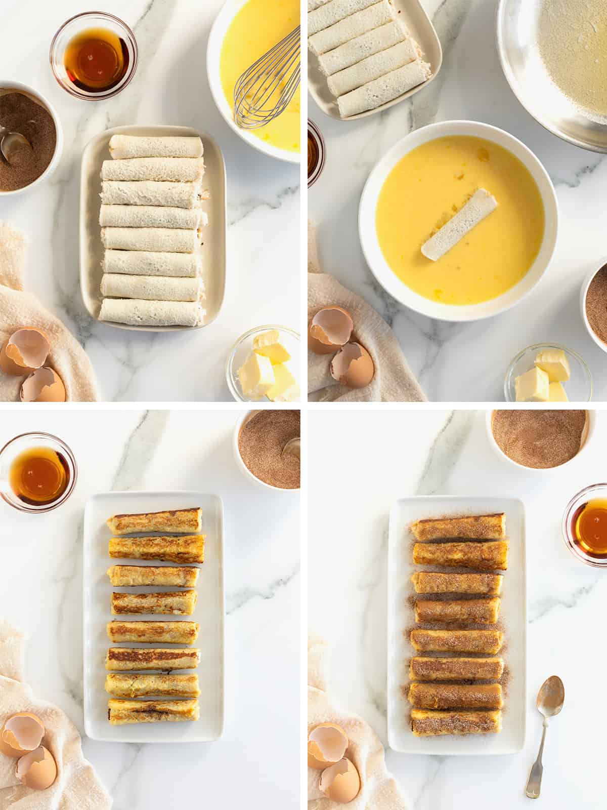 French Toast Roll Ups by The BakerMama