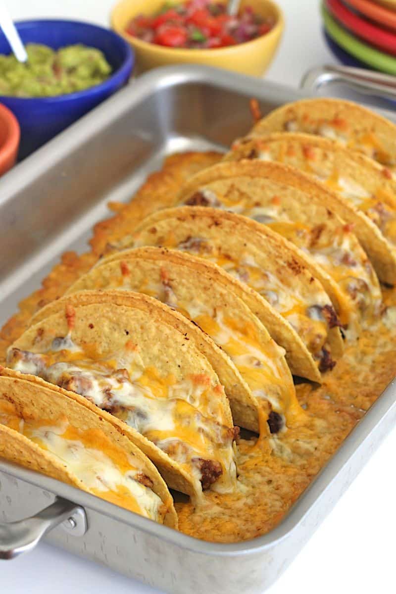 Turkey and Black Bean Baked Tacos