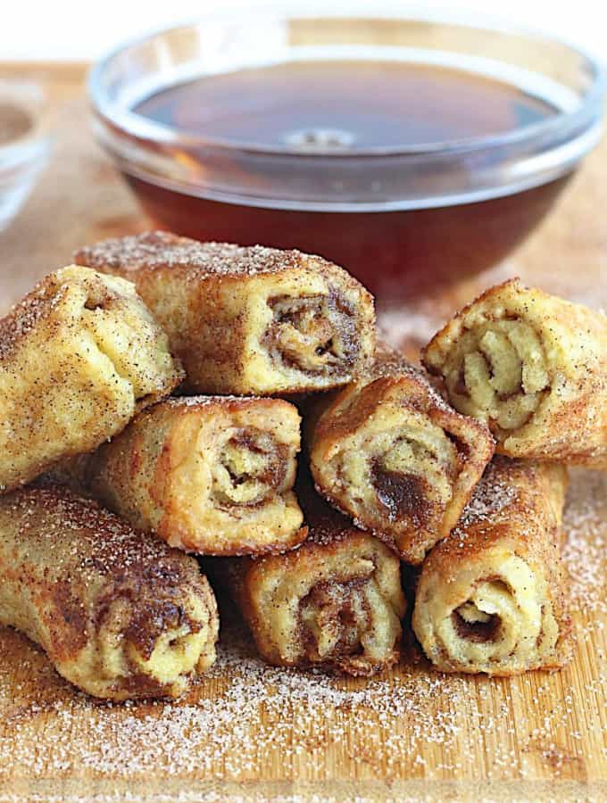 French Toast Roll Ups