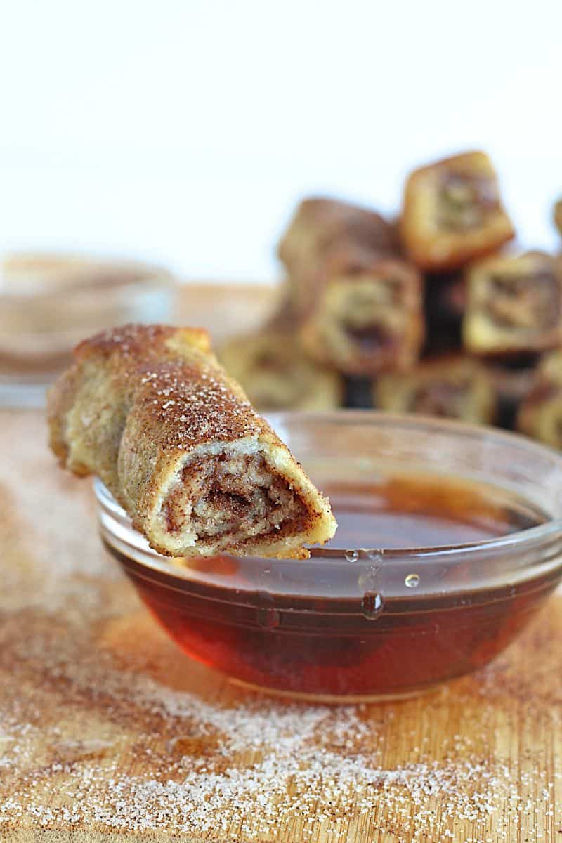 French Toast Roll-Ups - The BakerMama