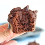 Healthier Chocolate Chocolate Chip Muffins