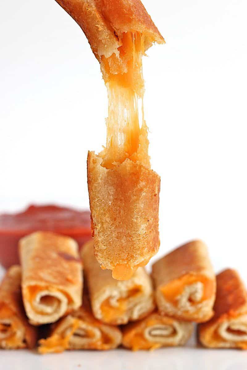 Grilled Cheese Roll Ups - The BakerMama