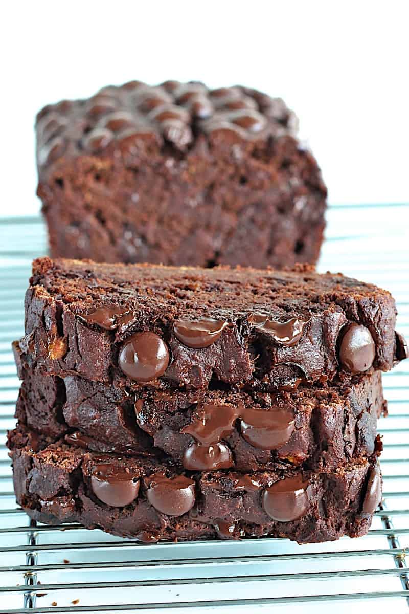 Healthy Chocolate Banana Bread | The BakerMama