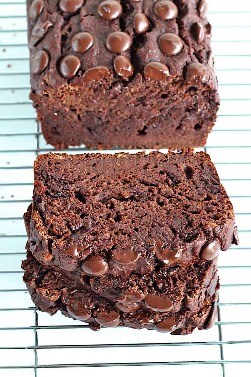 Healthy Chocolate Banana Bread