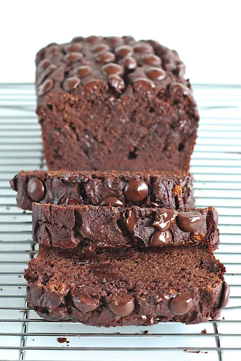 Healthy Chocolate Banana Bread