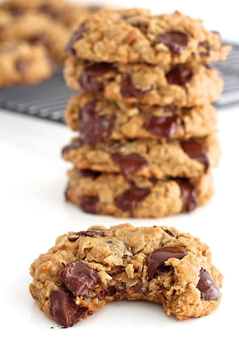 Flourless Oatmeal Chocolate Chip Cookies The Bakermama