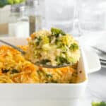 Broccoli Rice Casserole by The BakerMama