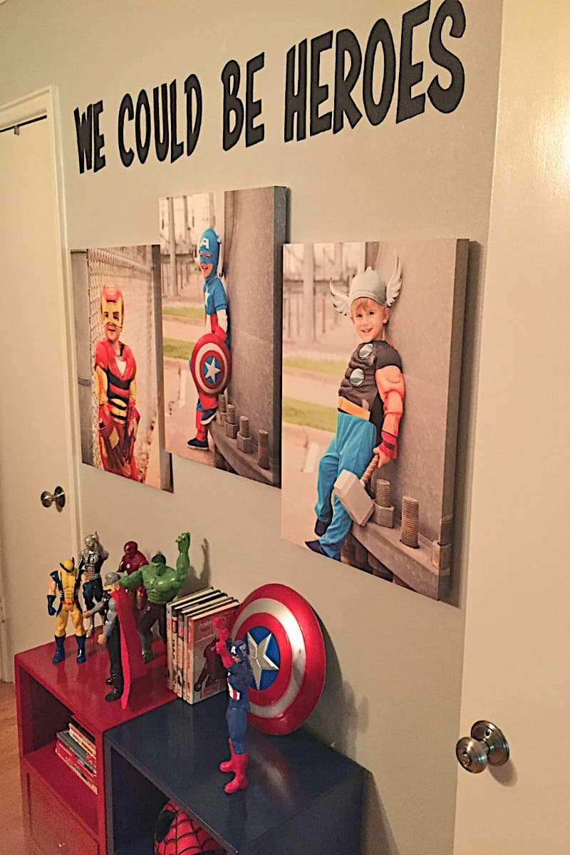 Boys Superhero Bedroom | The BakerMama