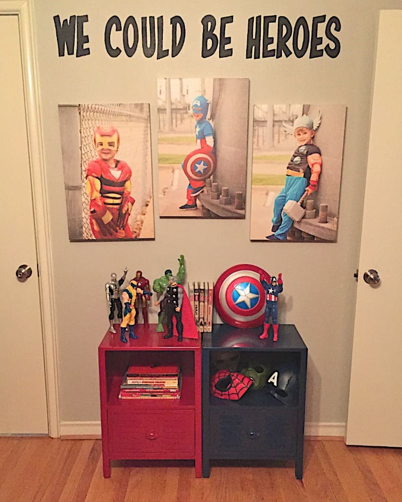 Boys Superhero Bedroom - The BakerMama