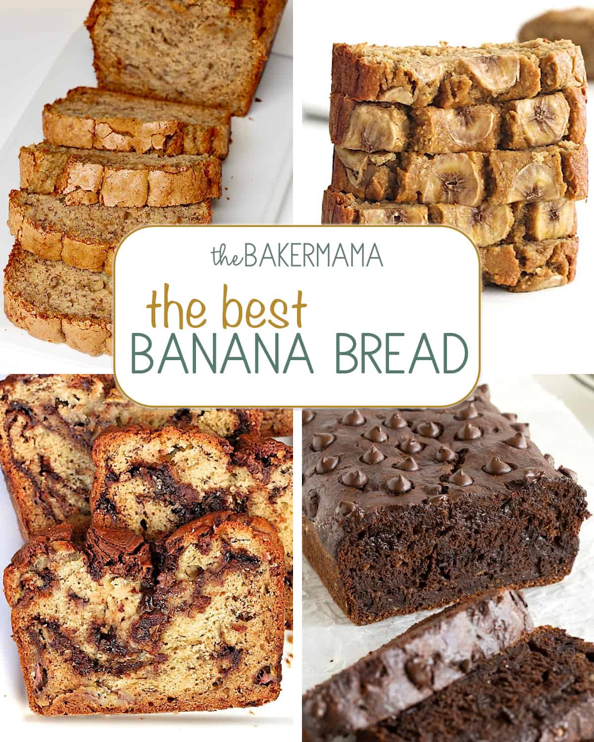 4 banana bread recipes