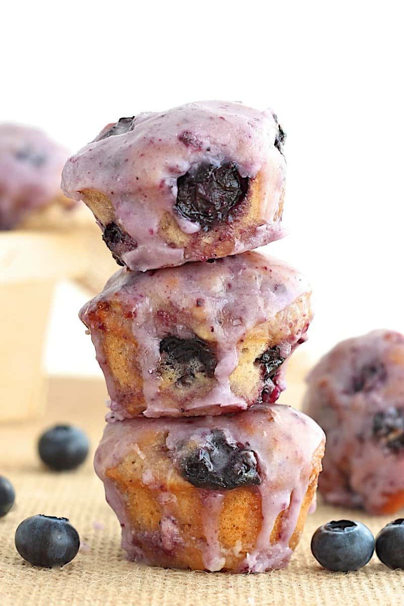 Baked Blueberry Fritter Bites