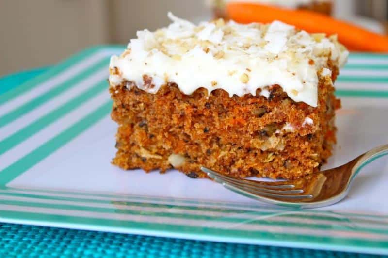 Carrot Sheet Cake | The BakerMama