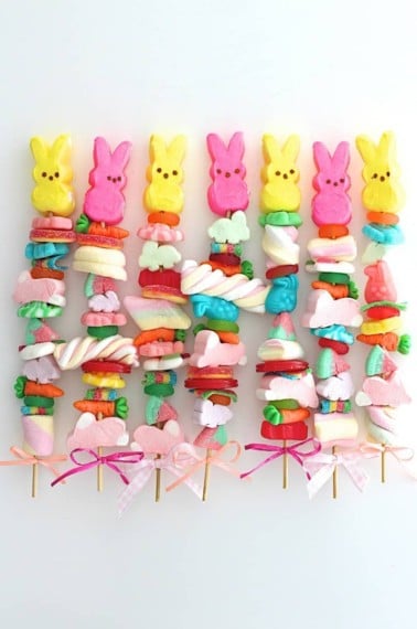 Easter Candy Kabobs