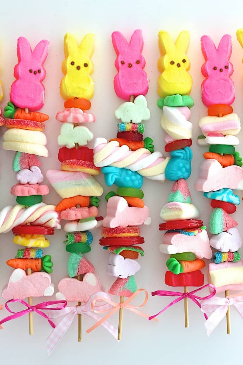 Easter Candy Kabobs | The BakerMama