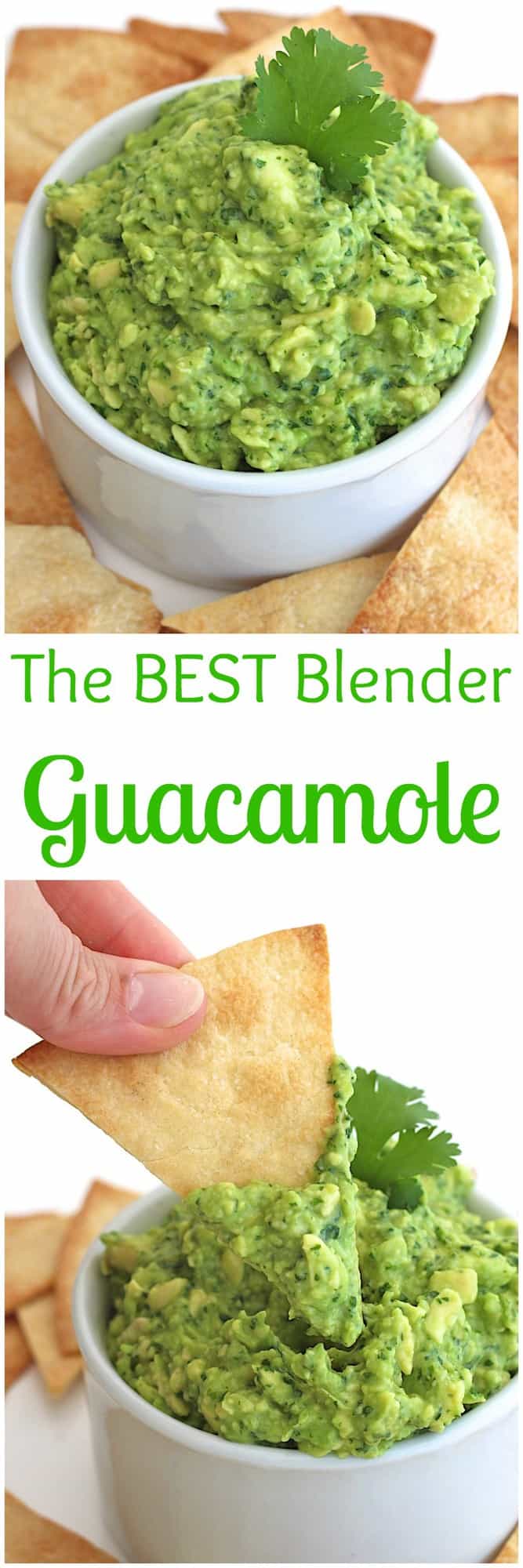 Bare overfyldt Diligence perforere The Best Blender Guacamole - The BakerMama