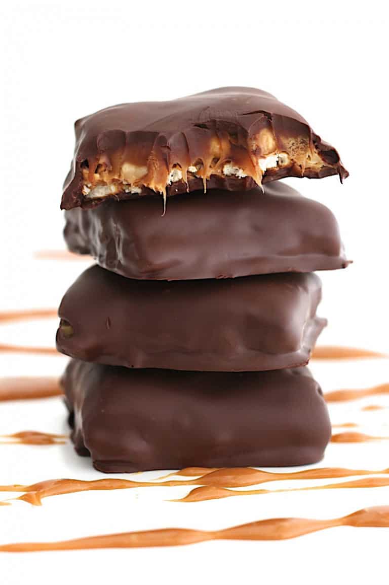 Homemade Take 5 Candy Bars The BakerMama