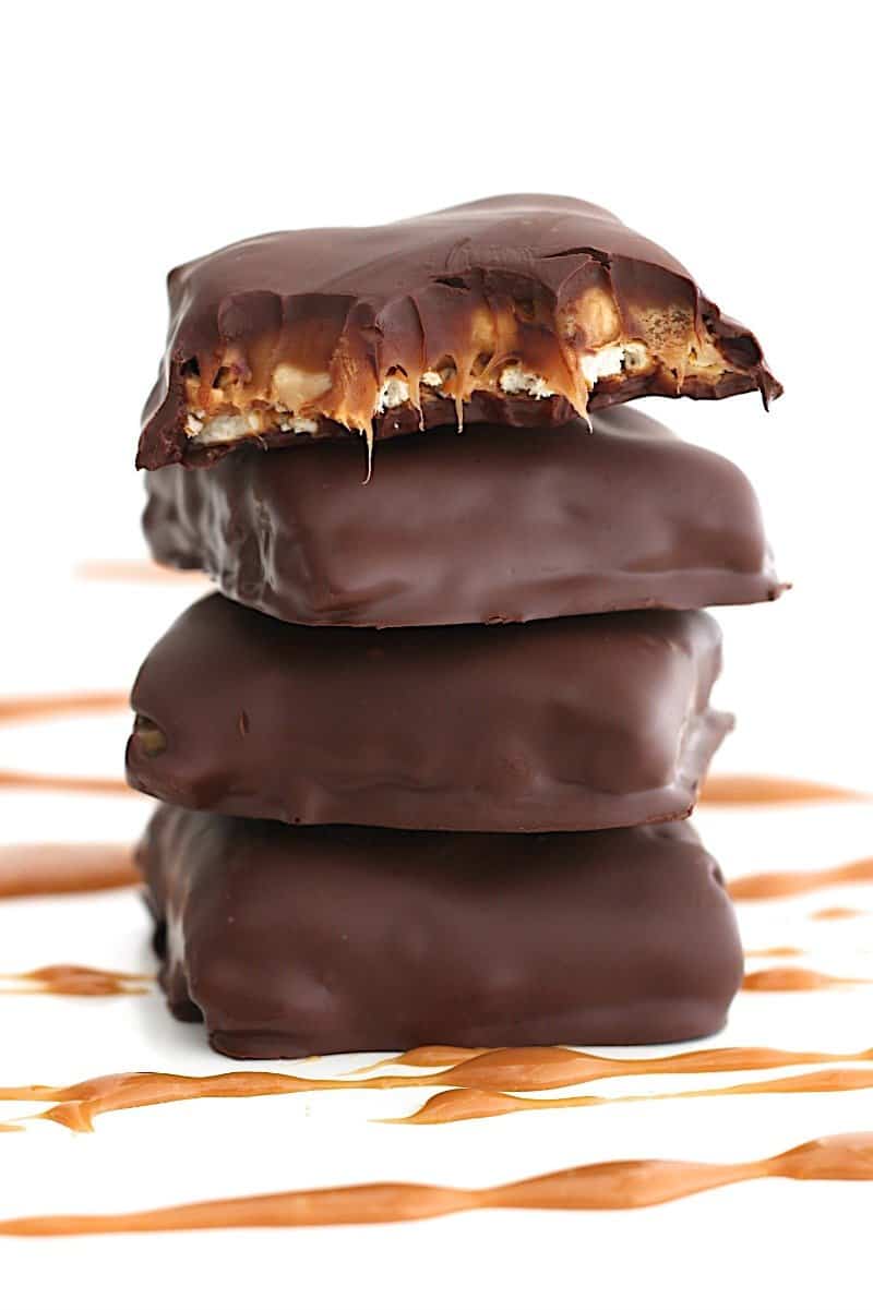 Homemade Take 5 Candy Bars {just 5-ingredients & no-bake}