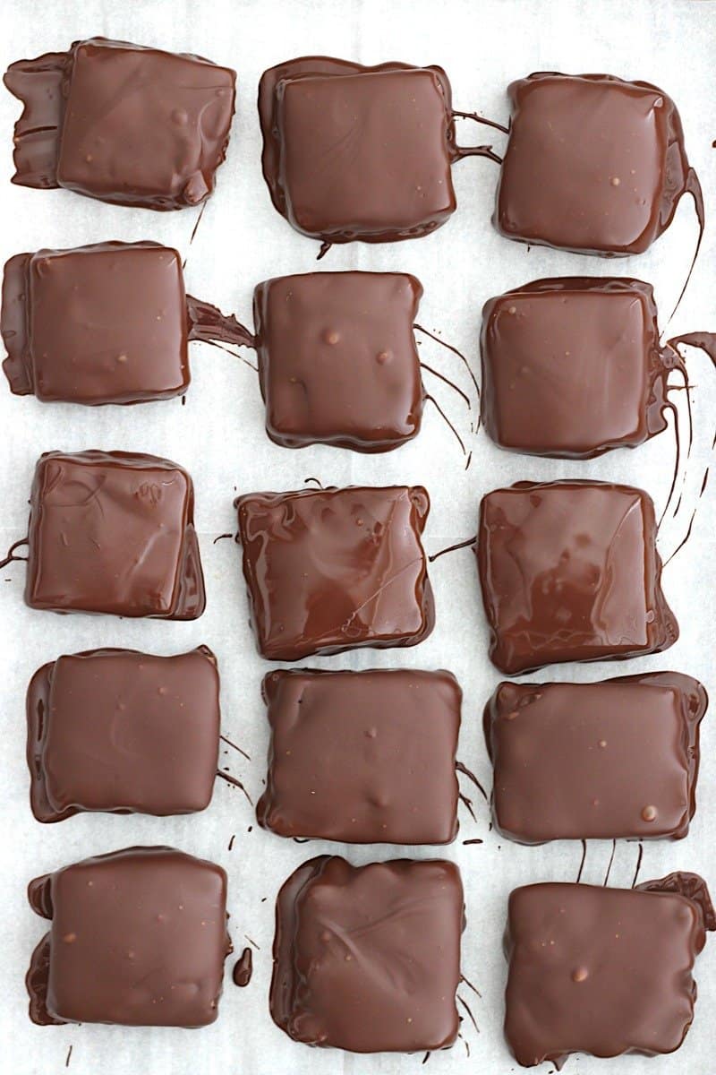 homemade chocolate candy bars