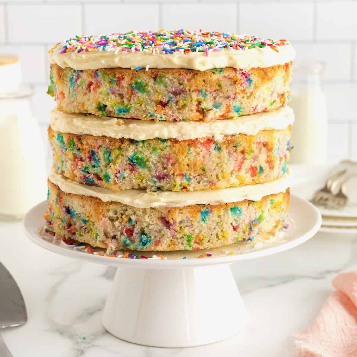 Sprinkle Birthday Cake