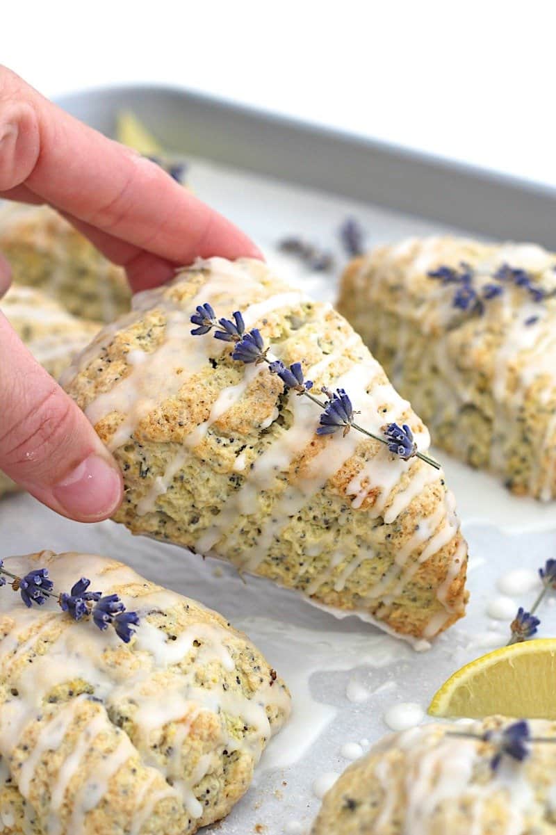 Lavender and Lemon Mini Scones