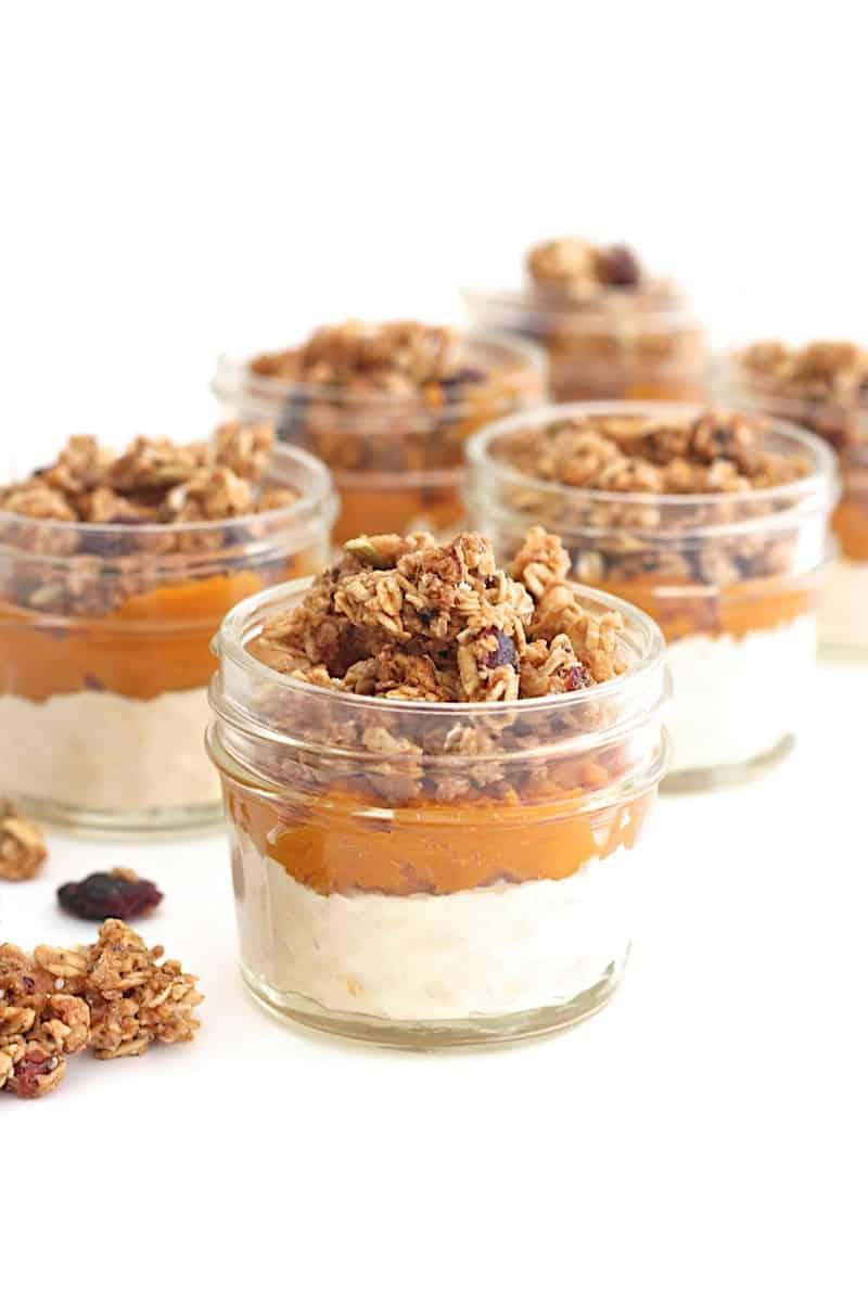 Pumpkin Granola Yogurt Parfait