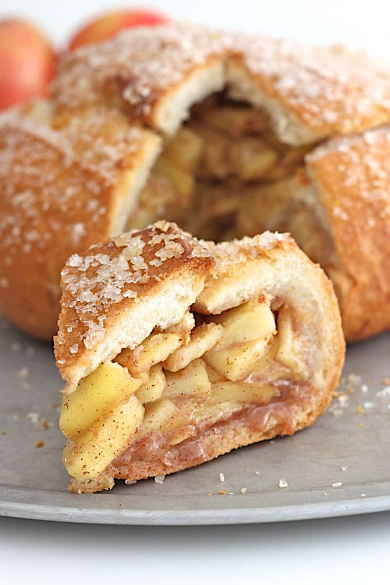 Apple Pie in a Bread Bowl