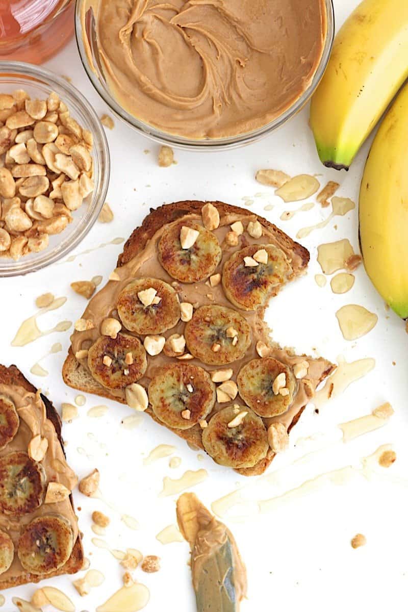 Caramelized Banana Peanut Butter Toast The Bakermama