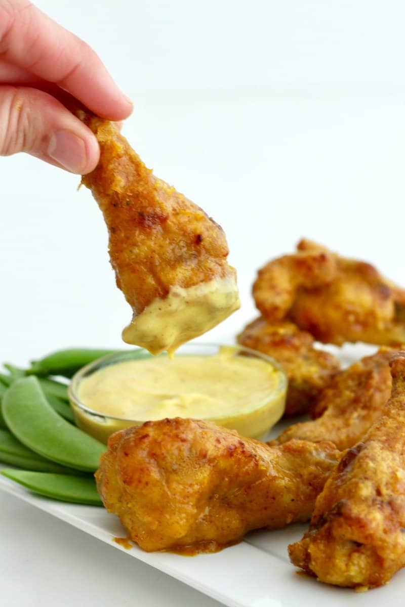 Baked Honey Mustard Chicken Wings_5663