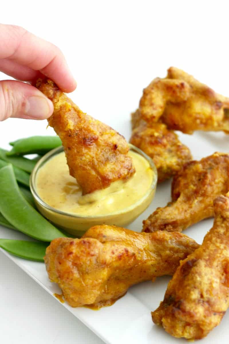 Baked Honey Mustard Chicken Wings The Bakermama