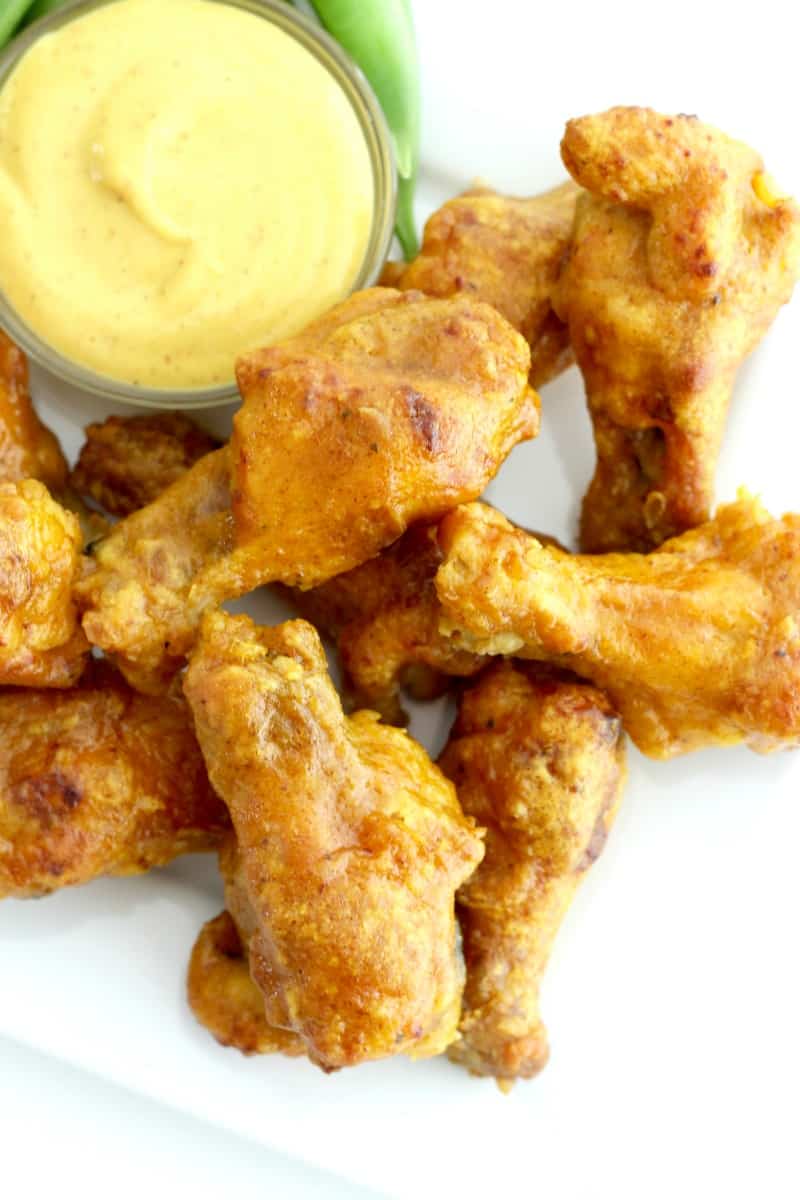 Baked Honey Mustard Chicken Wings The BakerMama