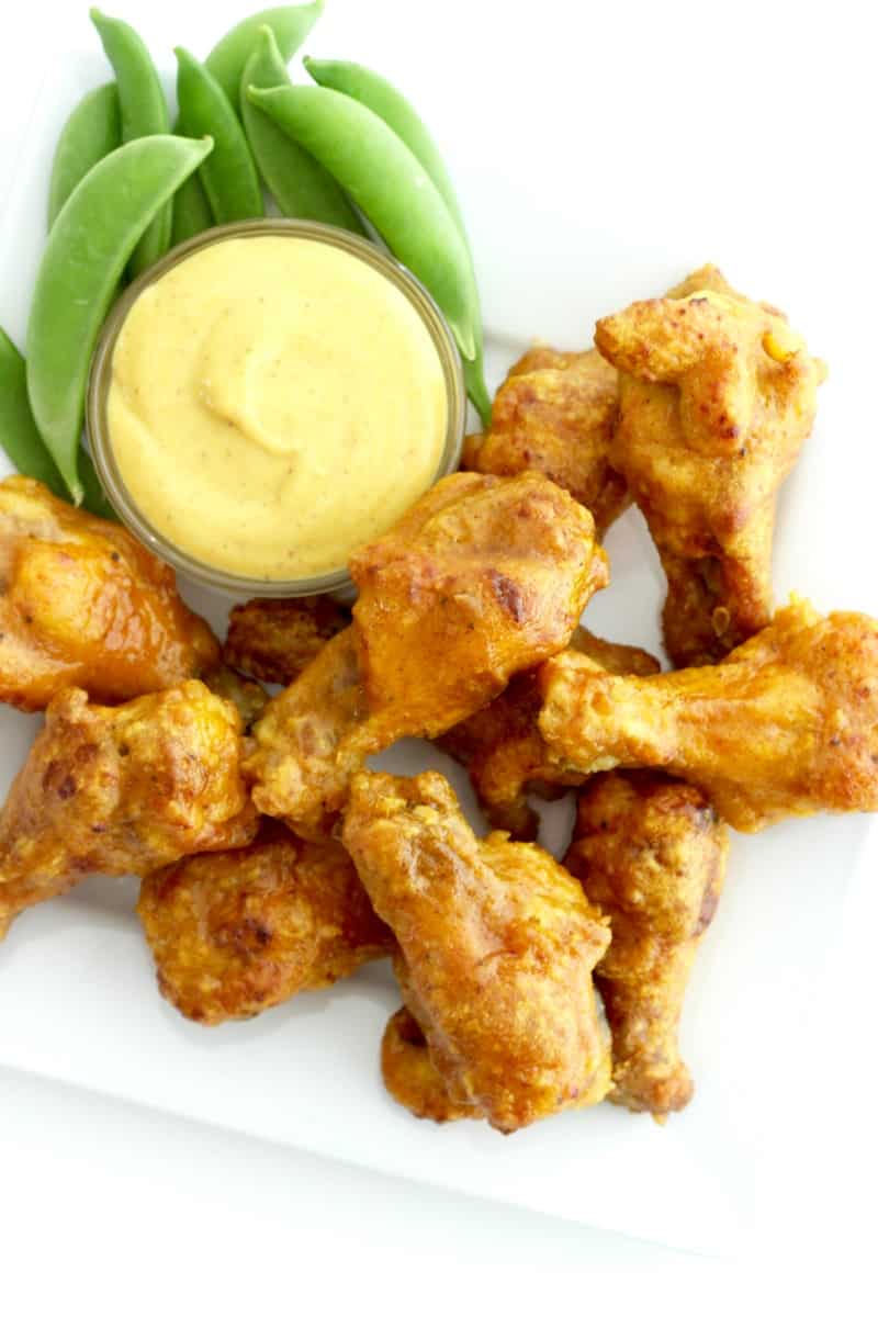 Crispy Mustard Fried Chicken Wings Recipe