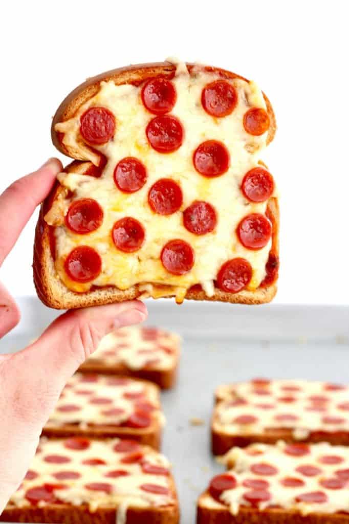 Pizza Toast The BakerMama