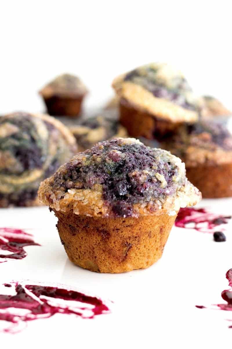 Blueberry Swirl Muffins